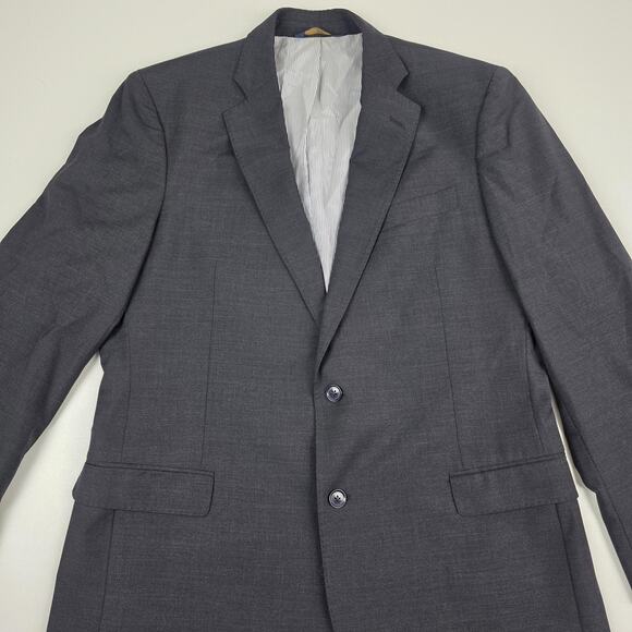 Brooks Brothers Blazer Sport Coat Mens 42R Gray Fitzgerald Fit 346 Explorer Wool - Picture 2 of 14